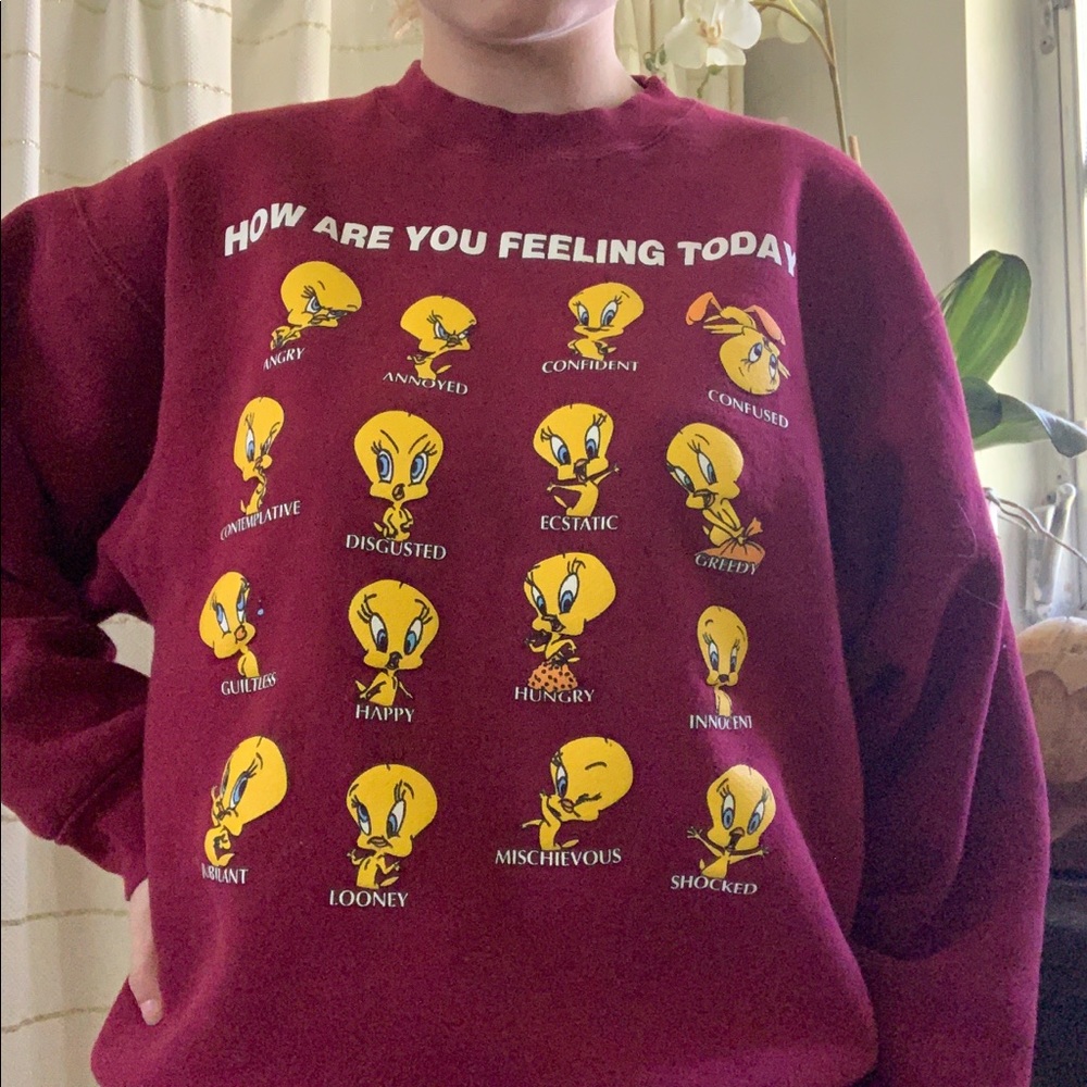 Tweety bird “How are you feeling today” Sweatshirt